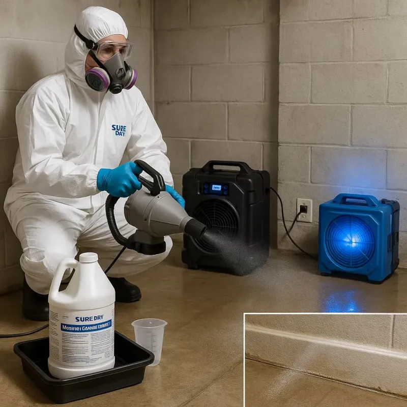 Sanitization and Odor Removal process in Lexington, VA